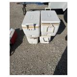 Igloo Coolers (4) Location Edinburg IL Contact