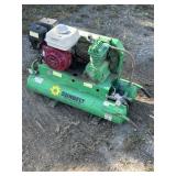 Gas powered air compressor