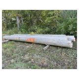 4 telephone poles