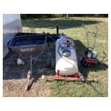 Misc Yard Tools Sprayer Tank, Seeder, & Tiller
