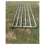 12ï¿½x4ï¿½ Cattle Gate with wheel