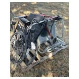 Walker, wheel chair, commode