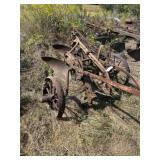 Steel wheel plow