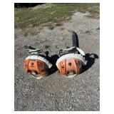 2- Stihl BR600 blowers