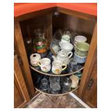 Contents of Lazy Susan (corner cabinet)