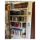 5 Shelves of books