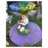 Angle Bird Feeder / bird bath