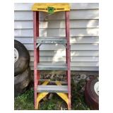 Werner 4ï¿½ Ladder W one broken Step