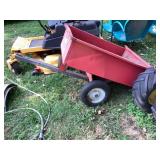 Husked 10 CU Ft Lawn Wagon W dump Bed