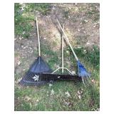 Rakes and push Broom