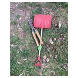 Loppers and Small snow Shovel