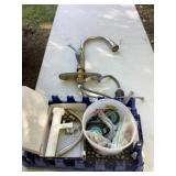 Assortment of Plumping Parts & Faucet