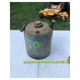 Galvanized Metal Gas Can