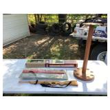 Homemade fishing pole stand, Nightstick Autobar,
