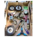 Assortment of Wire Brush Heads & Misc.
