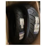 120/70ZR18 & 150/80B16 Tires new