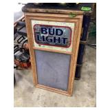 Bud Light Mirror/chalkboard  17.5ï¿½x32ï¿½