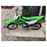2021 Kawasaki KLX 110R VIN JKALXSC34MDAE6352 Has