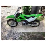 2021 Kawasaki KLX 110R VIN JKALSC3XMDAE6386, Has