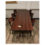 Banquet Table and 6 Chairs 6