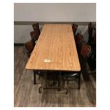 Banquet Table and 6 Chairs 6