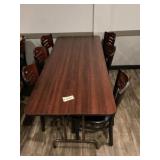 Banquet Table and 6 Chairs 6