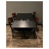 Dining Table and 4 Chairs  48? x 30?