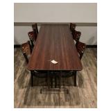 Banquet Table and 6 Chairs 6