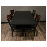 Dining Table and 4 Chairs 48? x 30?