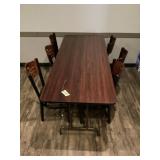 Banquet Table and 6 Chairs 6