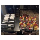 10 Napkin Holders and 10 Condiment Holders