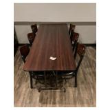 Banquet Table and 6 Chairs 6