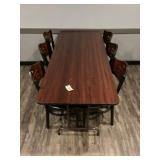 Banquet Table and 6 Chairs 6