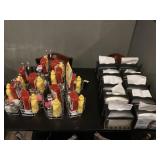 10 Napkin Holders and 10 Condiment Holders