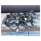 String lights w/remotes (3 broken bulbs & 5