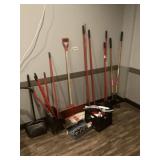 Dust Brooms Dust pans, Dust Mops, Snow Shovel,