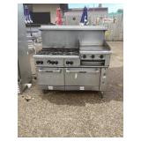 Vulcan Gas 6 Burner Stove With Smooth Top