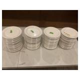 125 Tan Plates Circle 9"