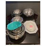 Strainers, Mixing Bowls, Plates