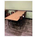 Banquet Table and 6 Chairs 6
