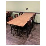 Banquet Table and 6 Chairs 6