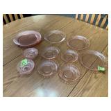 Pink Depression Dishes