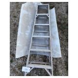Ladder and poly sheet