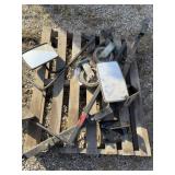 Mirrors, brackets, etc