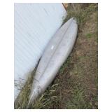 Aluminum canoe