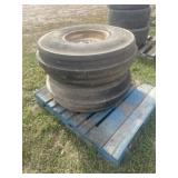 Tire and wheels 11.00-16 (2)