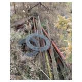 Scrap pile/fence/disc