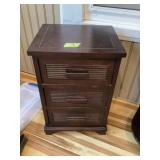 Side Table w/3 drawers 15"x12.5"x22.5"