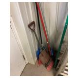 Shovel, Push Broom, Dust Broom