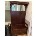 Hall Tree w/storage Bench 38"x18.25"x75.5" tall